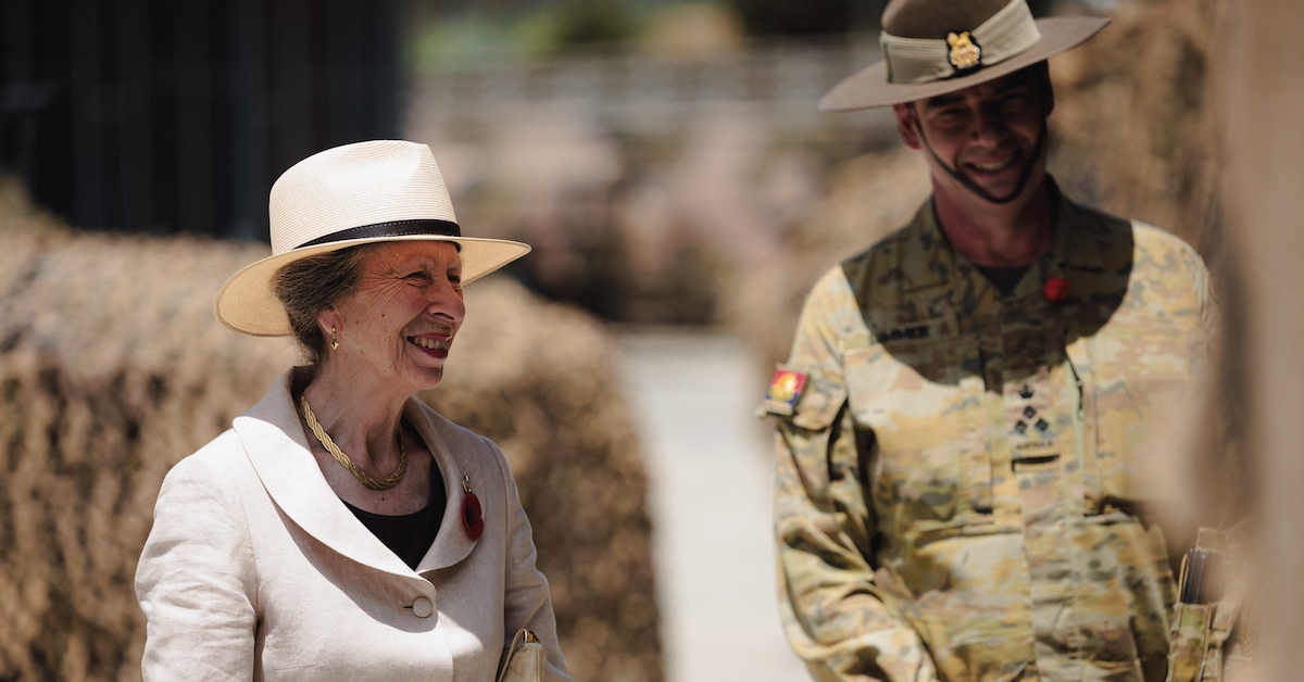 Princess Anne Honours Soldiers in Enoggera as Australian Tour Ends