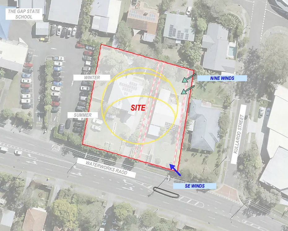 Site of the proposed childcare centre